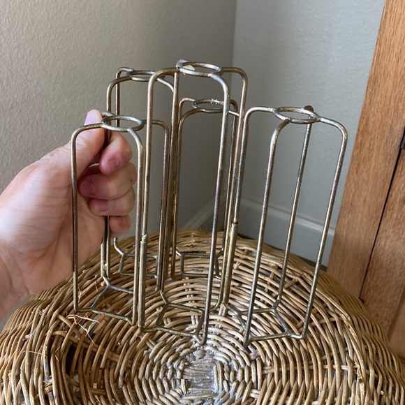 Gold vase holder / candle holder - Picture 4 of 4